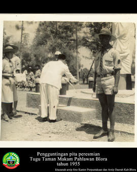 Taman Makam Pahlawan Kabupaten Blora tahun 1955