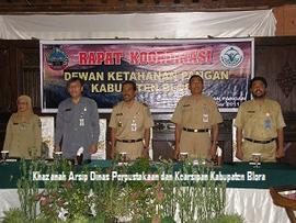 Rapat Koordinasi Dewan Ketahanan Pangan Kabupaten Blora