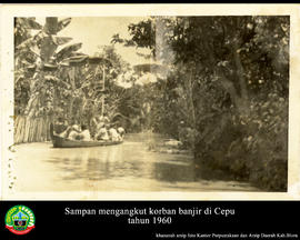 Banjir di Kecamatan Cepu Kab. Blora Tahun 1960